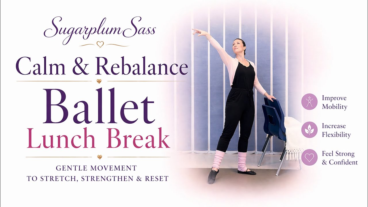Lunch Break Ballet | 10-Minute Quiet Barre + 1-Minute Reset