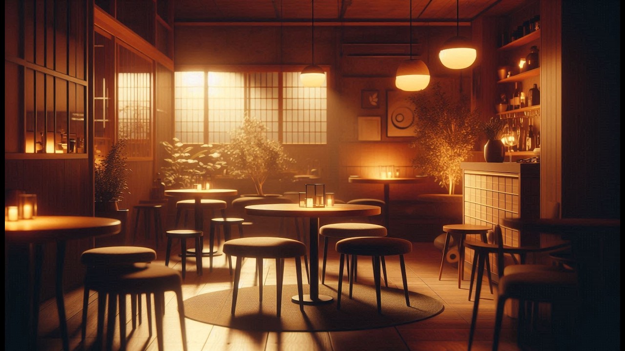 #08 Relaxing Japanese Jazz Café ☕ Calm Bossa Nova Music for Work & Study