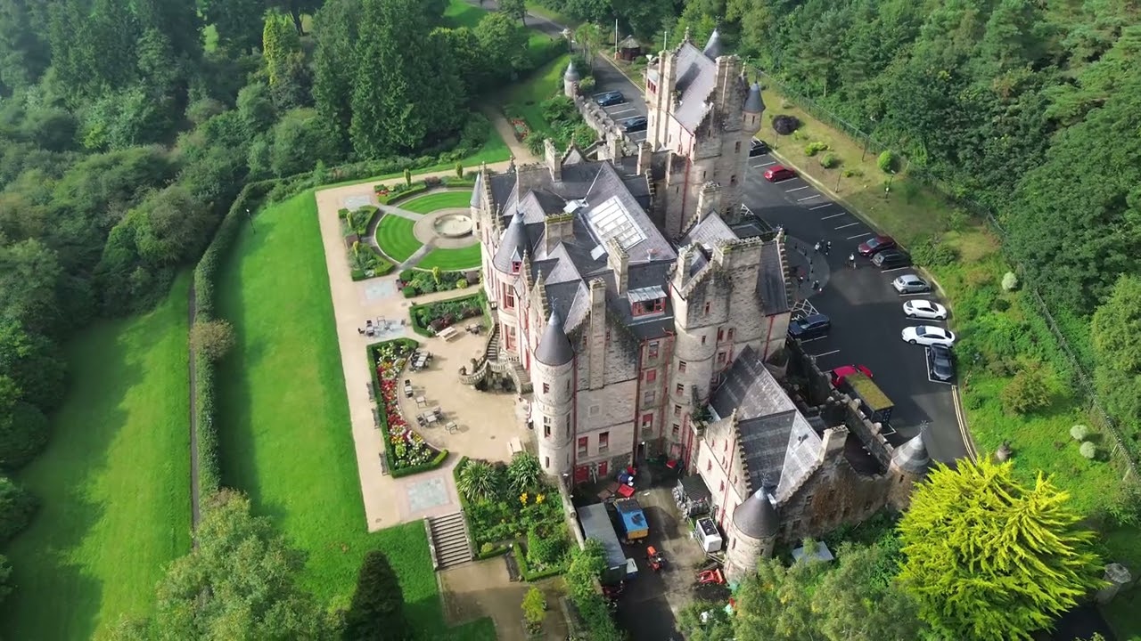 Belfast Castle Northern Ireland Drone Flight DJI Mini 3