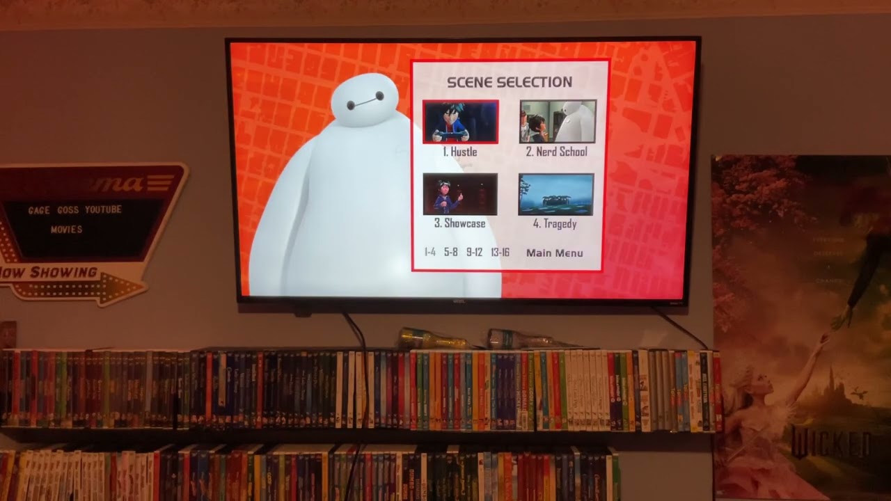 Menu walkthrough of Big Hero 6 2015 dvd