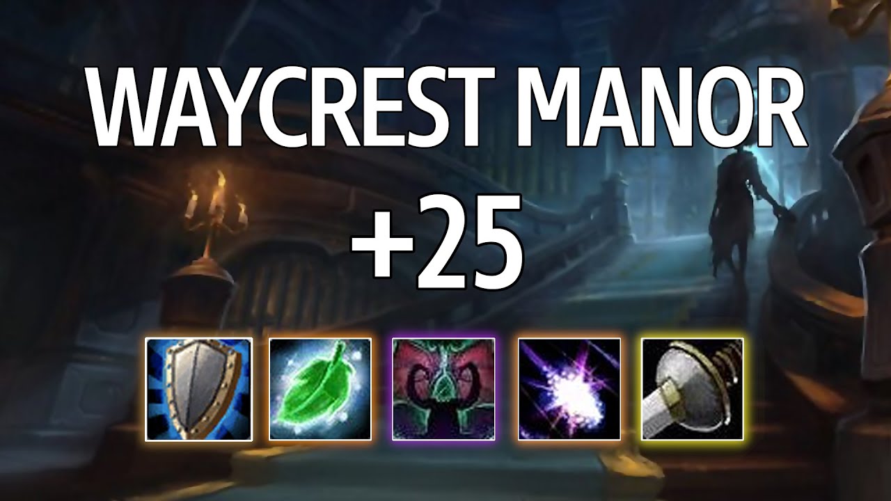 BfA 8.3 Rank 1 Balance Druid PoV | Waycrest Manor +25 | WoW M+ Season 4