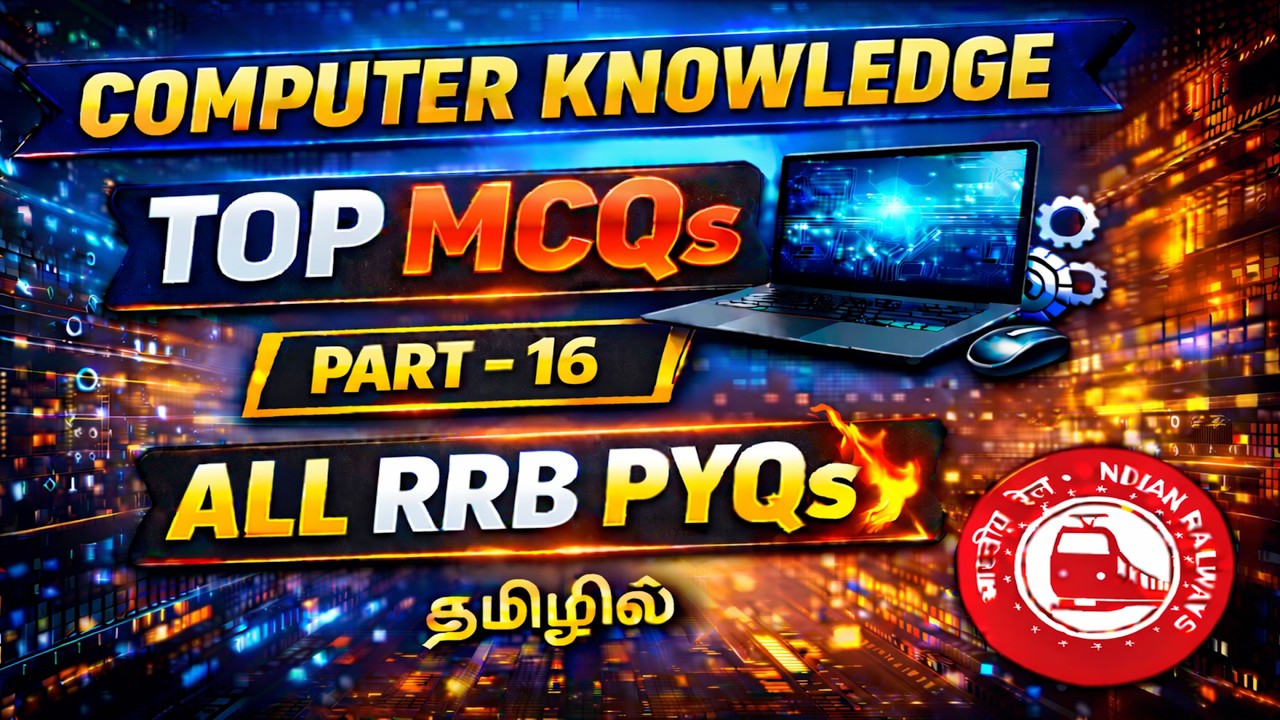 COMPUTER KNOWLEDGE Top MCQs | Part 16 | All RRB PYQs Covered 💻🔥