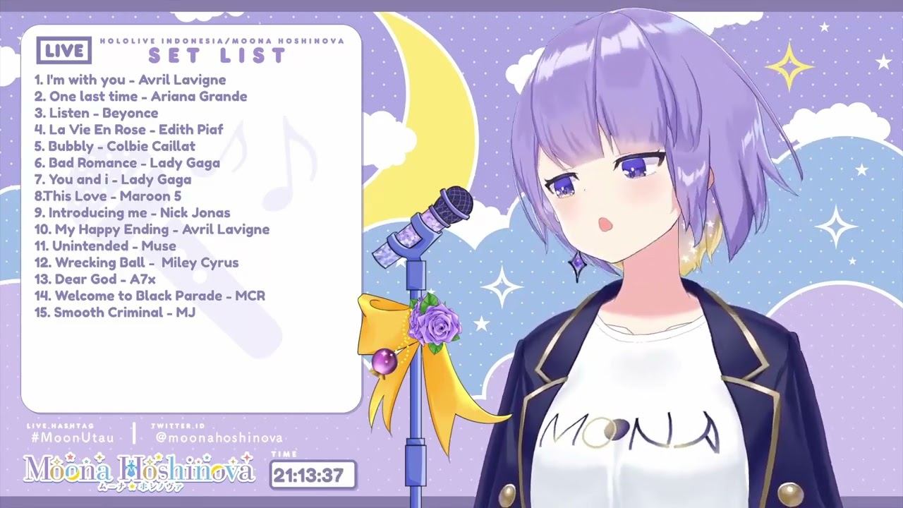 Dear God - A7x / Moona Karaoke / [Moona Hoshinova | HoloID]