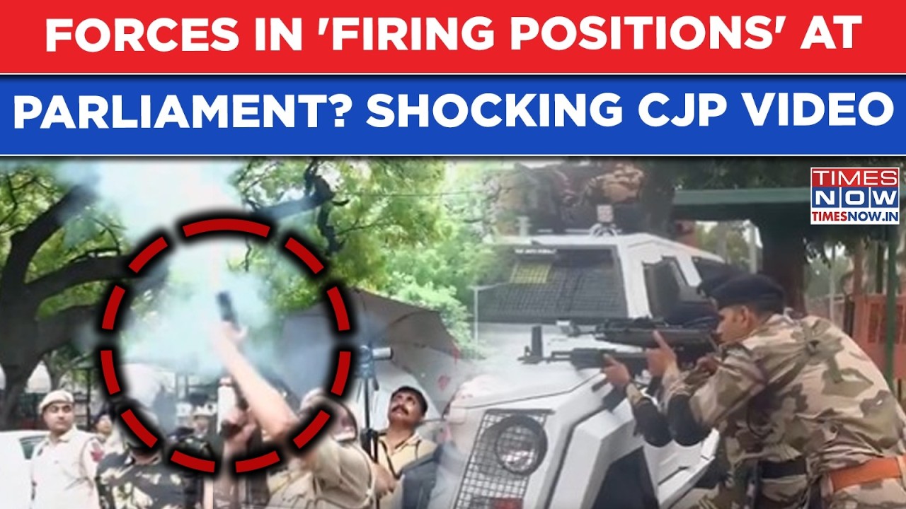 CJP Parliament March: Forces In Firing Position? Shocking Cockroach Janta Party 'Don't Shoot' Video