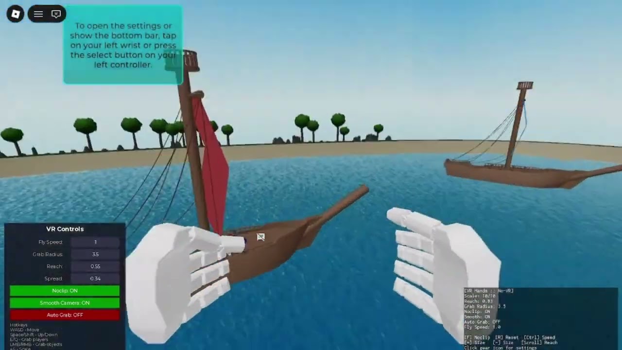 Roblox script FE Fake VR (Vr Hands V3.2 script) универсальный скрипт на роблокс фейк VR