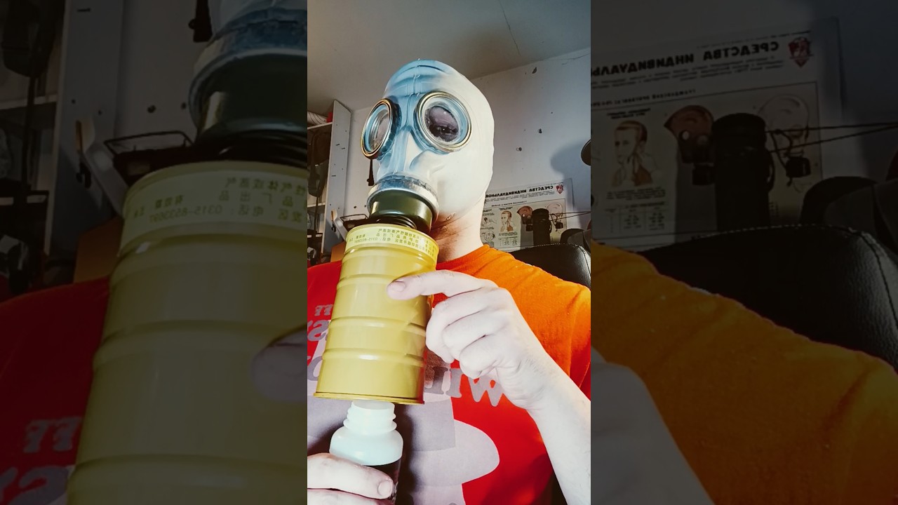 Modern Chinese coffee can filters #gasmask