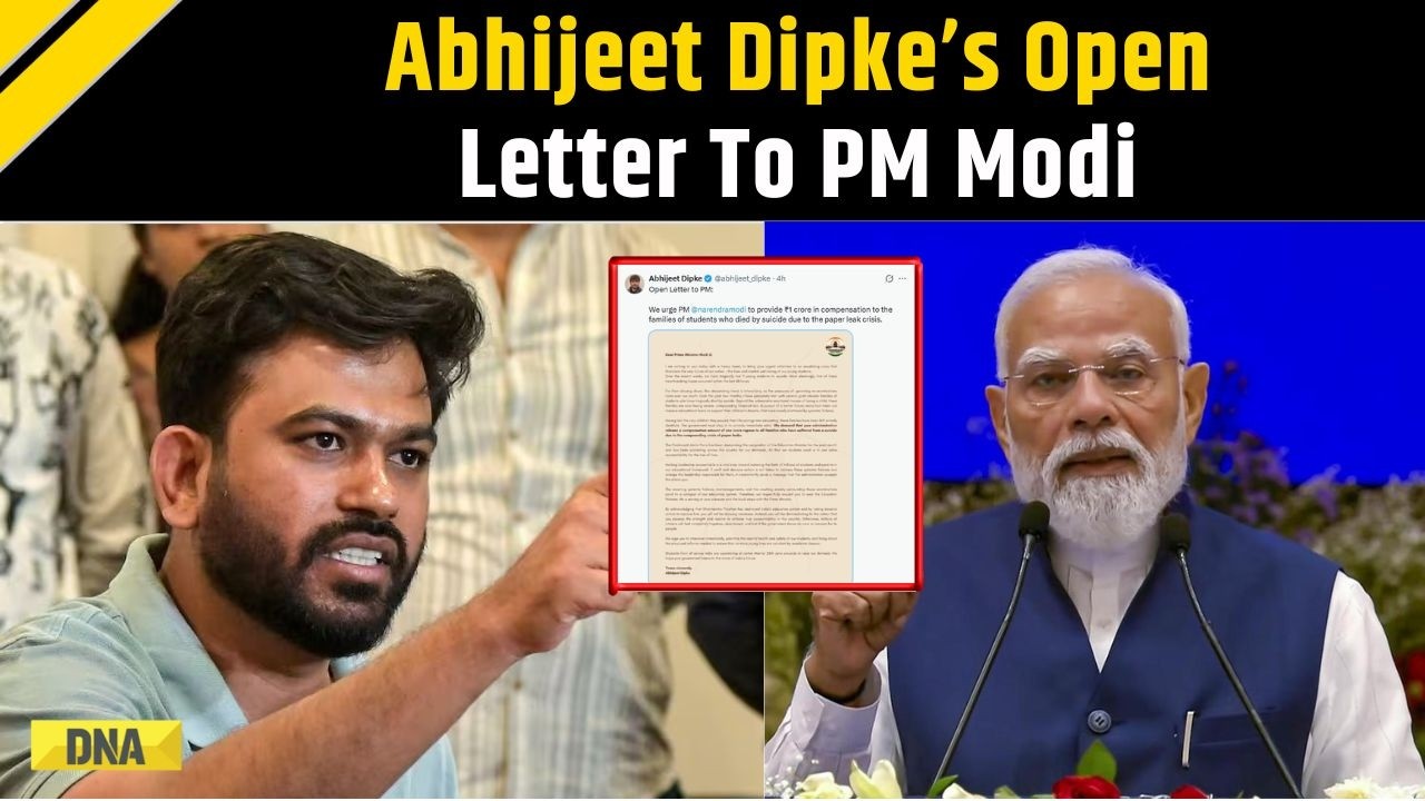 CJP Protest: Abhijeet Dipke Writes Letter To PM Modi, Demands Rs 1 Crore Compensation | NEET Paper