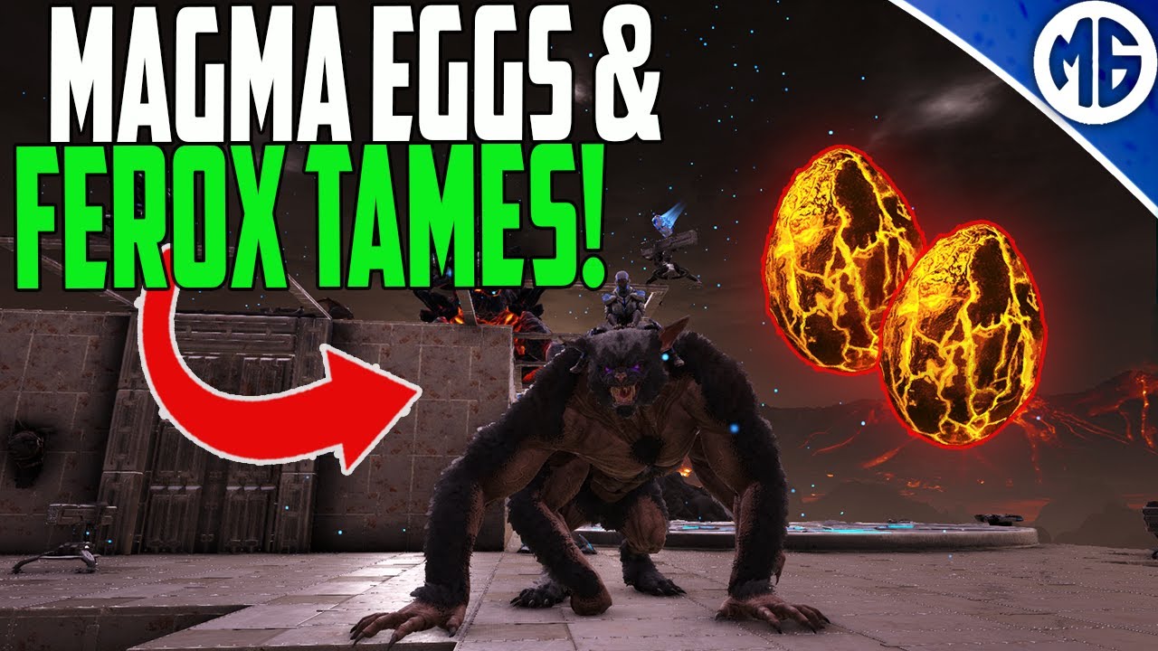 HATCHING OUR FIRST MAGMASAUR EGGS AND INSANE FEROX TAMING METHOD! Ark: Official PvP