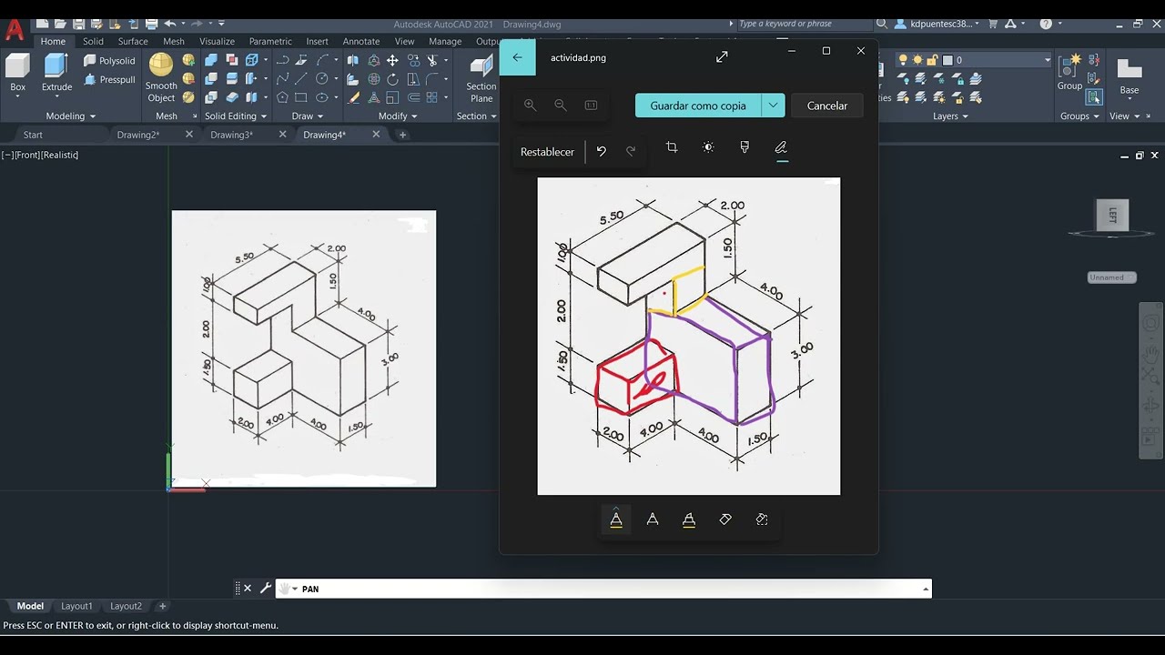 SÓLIDO DE 2D A 3D - PARTE 3