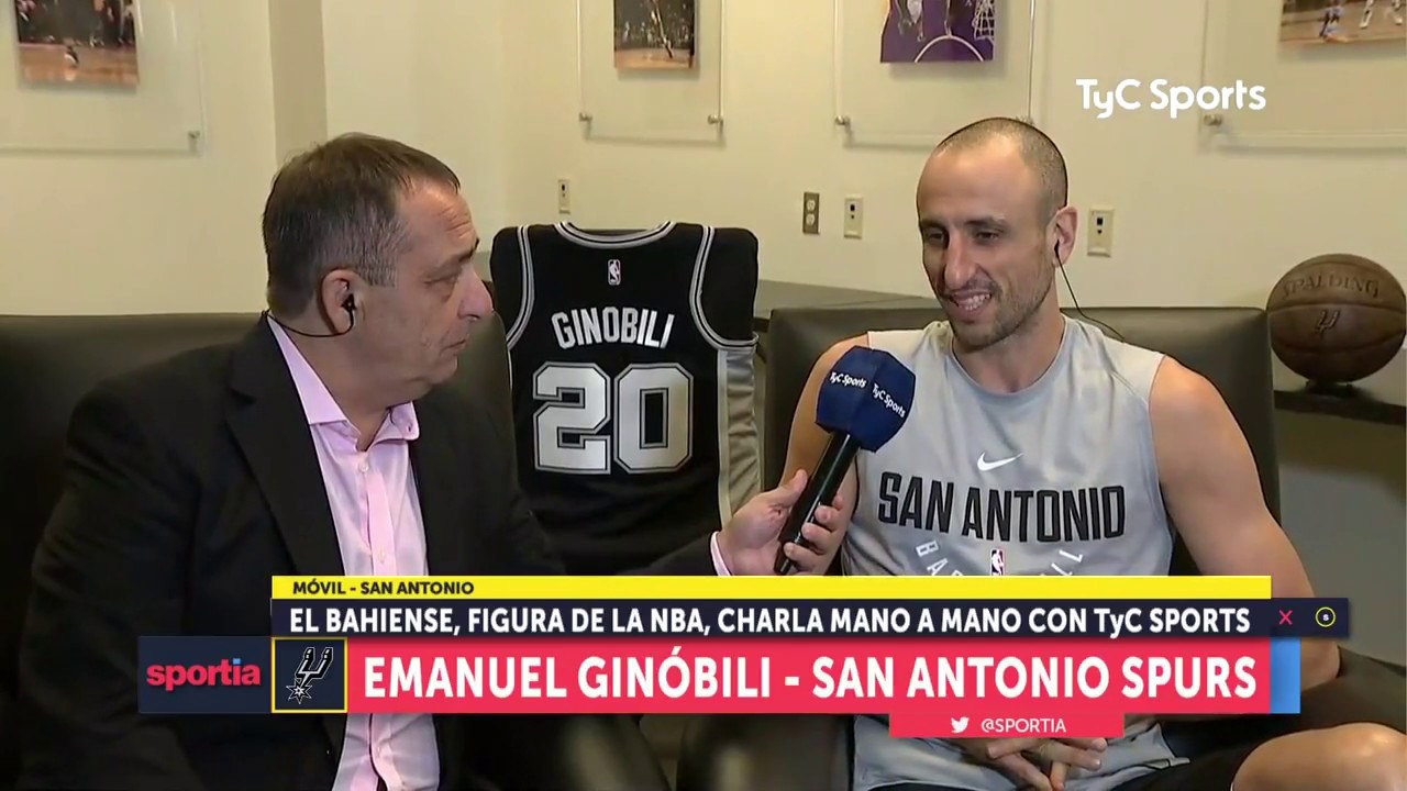 Emanuel Ginóbili en TyC Sports (entrevista completa)