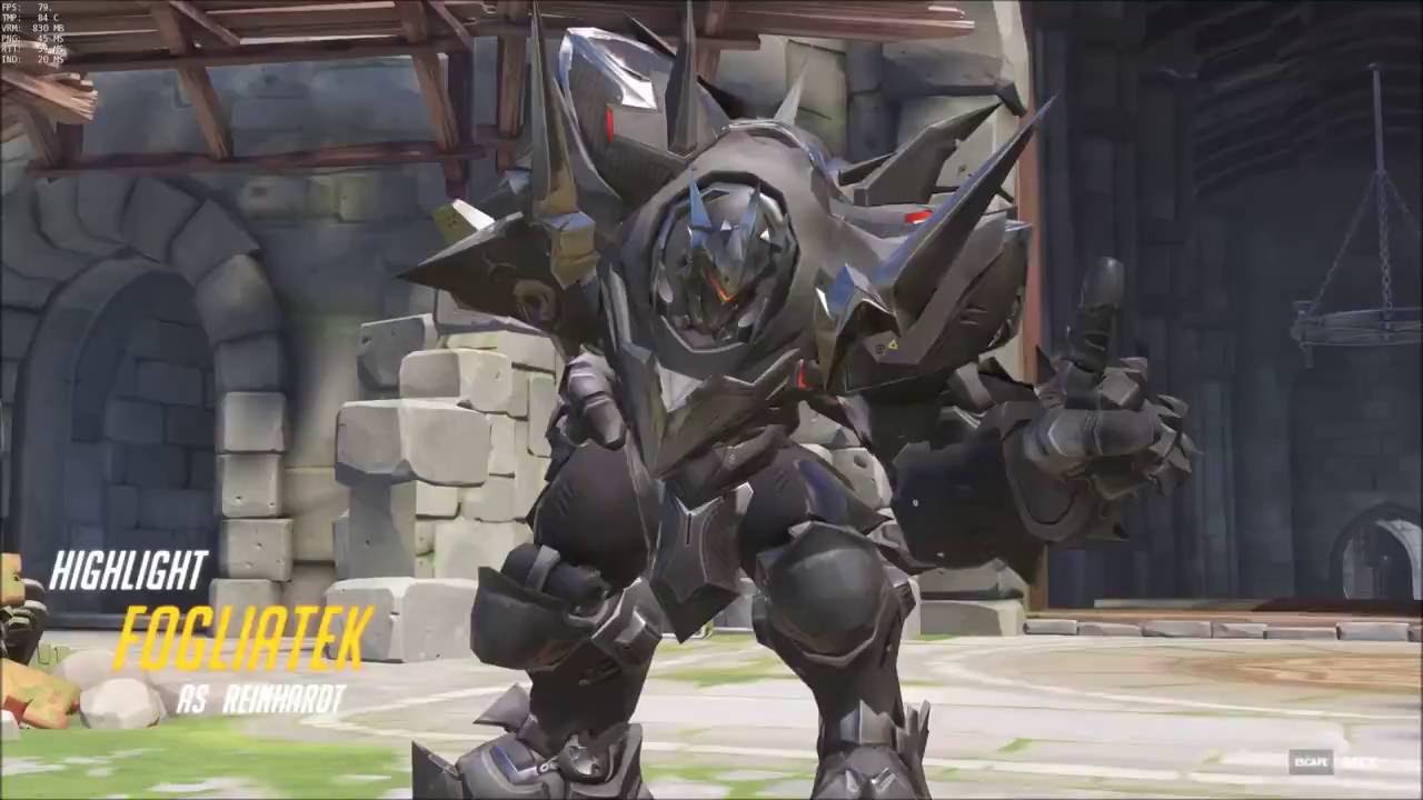 Overwatch - [Reinhardt] - Hexakill