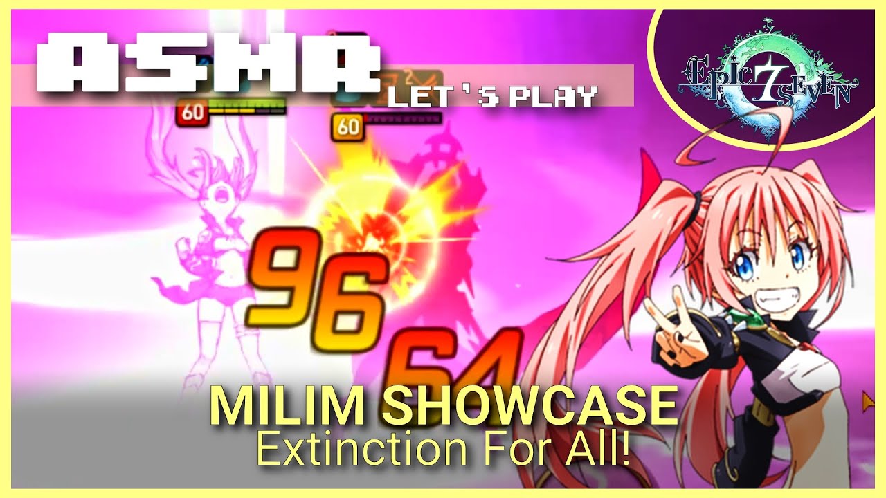 ASMR | Epic Seven | Milim Showcase | Whispering and Keyboard Sounds ⭐