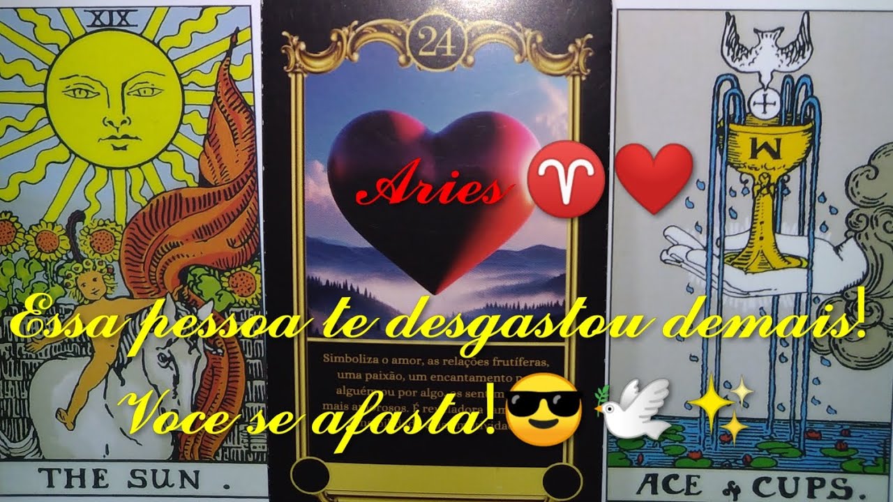 Áries ♈AQUI VOCÊ NÃO AGUENTA MAIS! 😩VAI BOTAR TODO MUNDO PRA CORRER! 🕊️✨CHUTANDO O BALDE!😎❤️