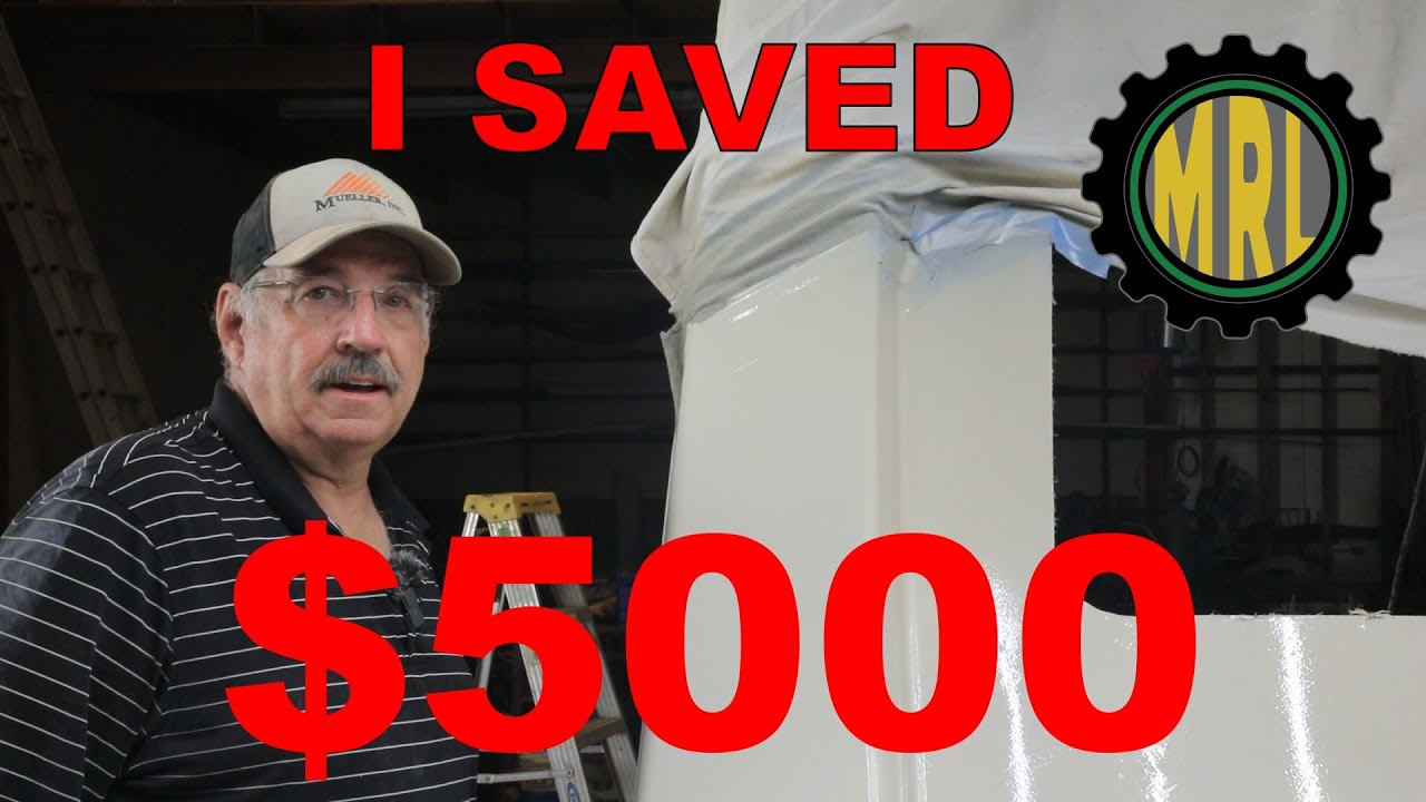 How I repaired the end cap of my RV