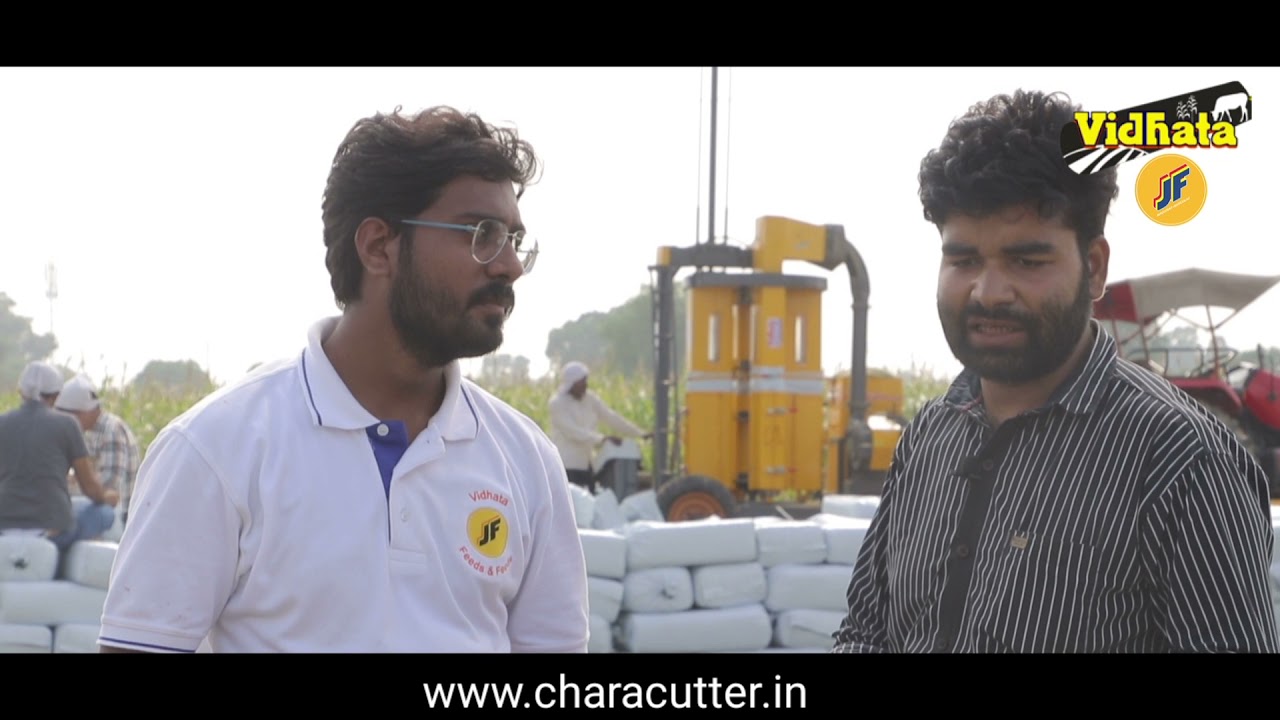 Silage Packing with Vidhata Silopack 8D 4x4 | Silage Chaff Cutter Demo | ☎️ 9997408448