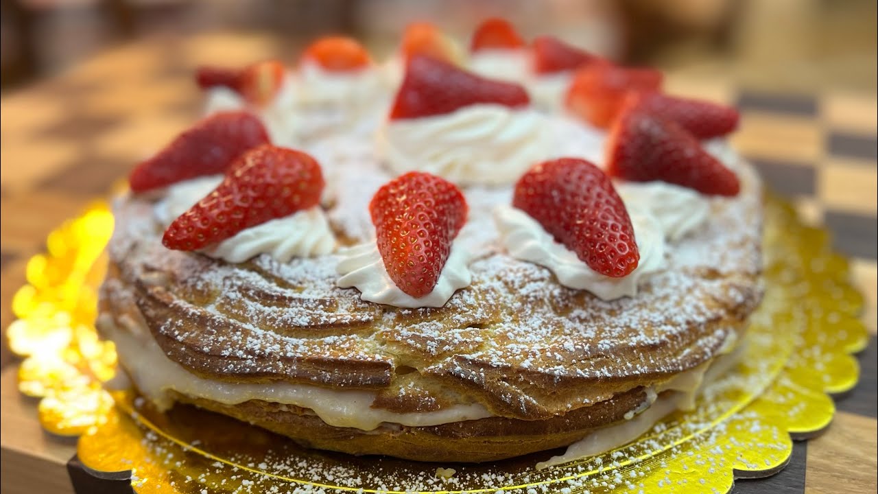 Zeppolone alle Fragole 🍓 #chefziopietro