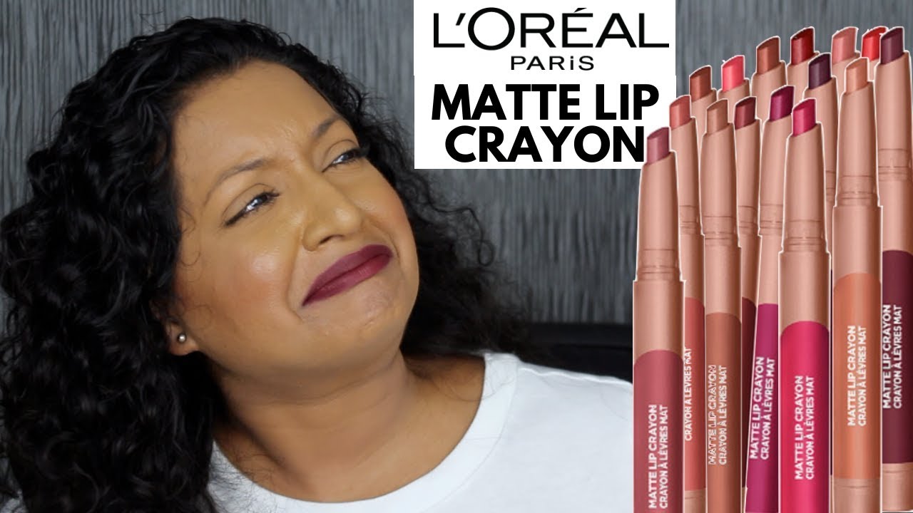 L'Oréal Infallible Matte Lip Crayon Review & Swatches