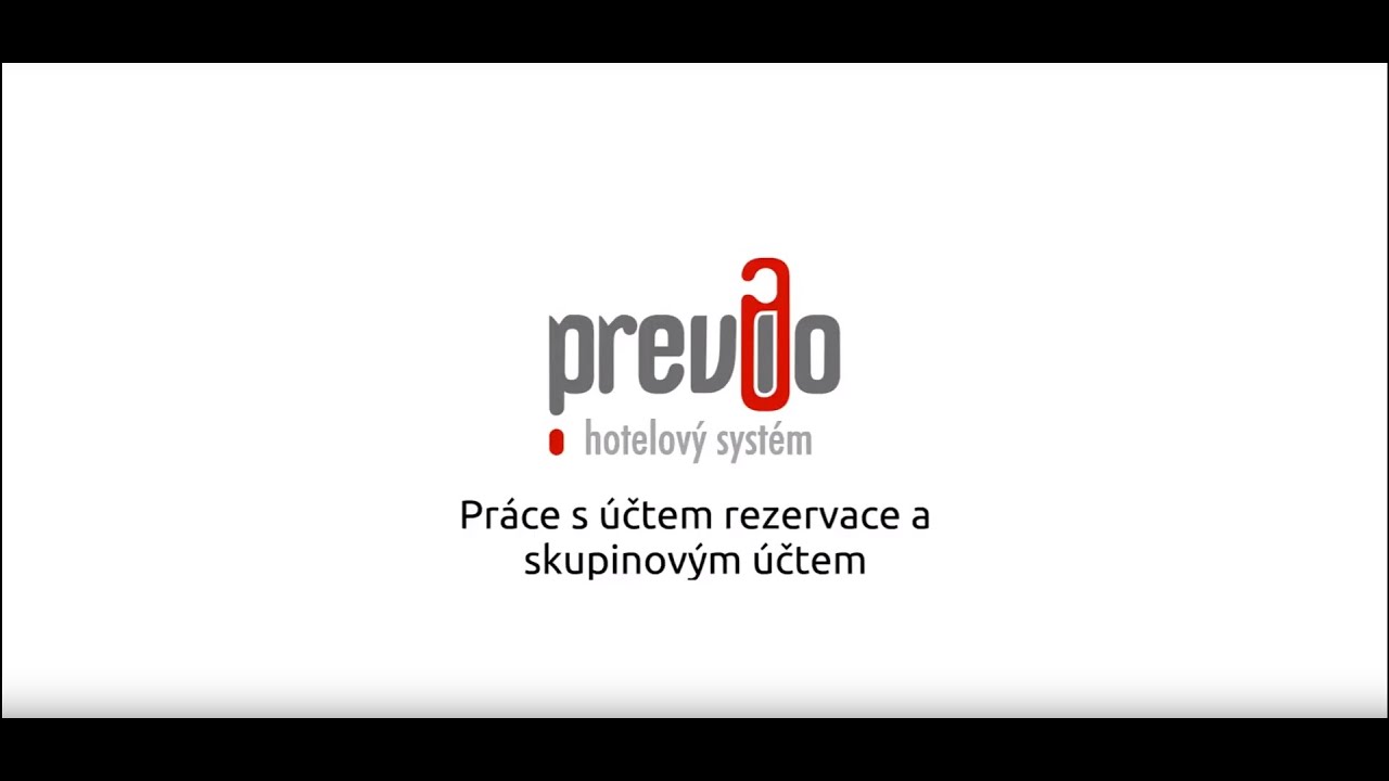 Previo - Pr&aacute;ce s &uacute;čtem rezervace a skupinov&yacute;m &uacute;čtem