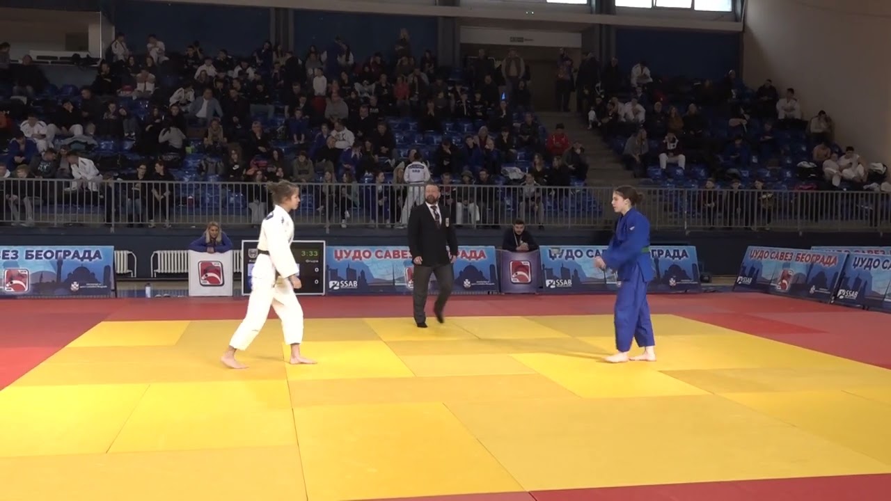 Nina Nasković VOŽ Kasija Alimpić KTB 1:0 -44kg #PrvenstvoBeogradaKadeti2026
