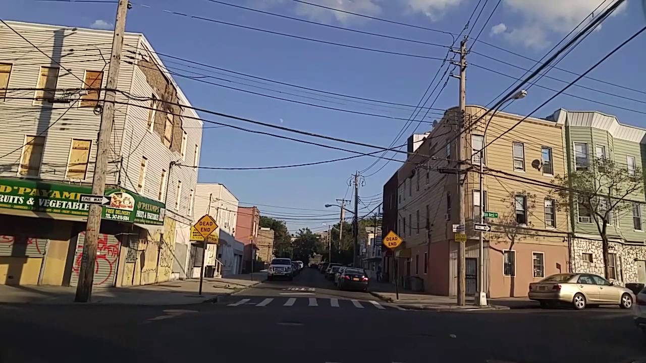 Driving by Van Nest in the  Bronx,New York