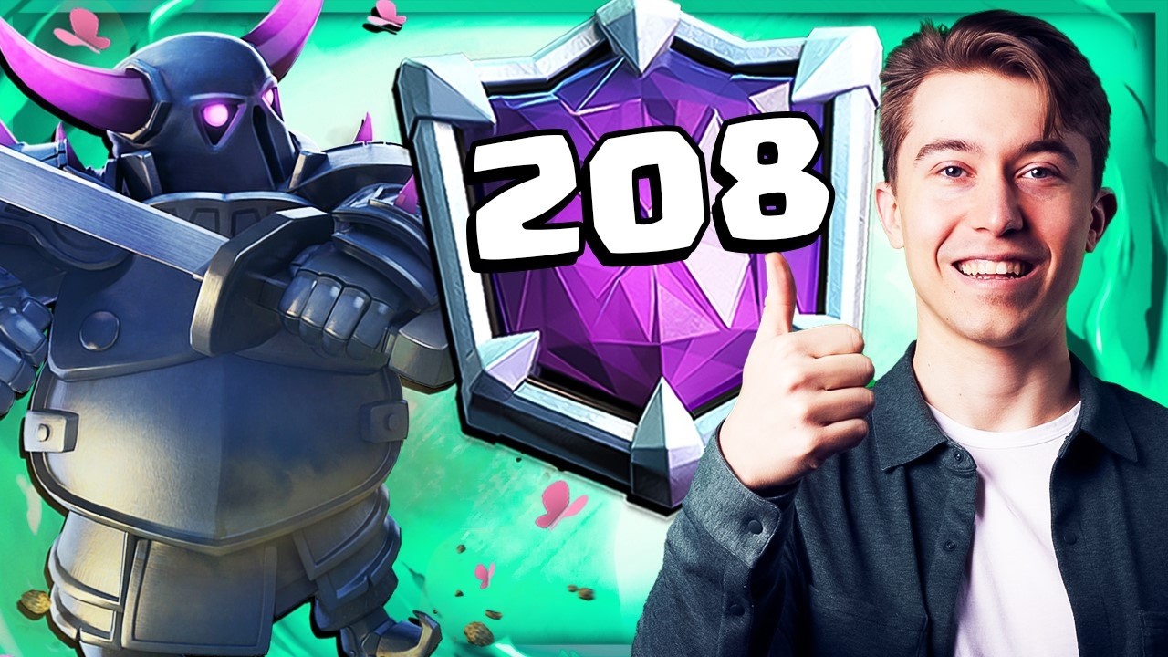 I AM 208 IN THE WORLD! Playing the BEST Deck in Clash Royale 🏆