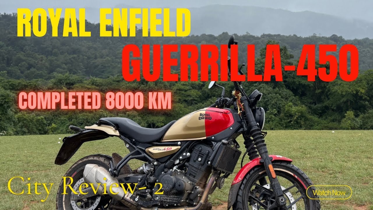 Royal Enfield Guerrilla 450 City Ride review Traffic Performance after 8000KM 