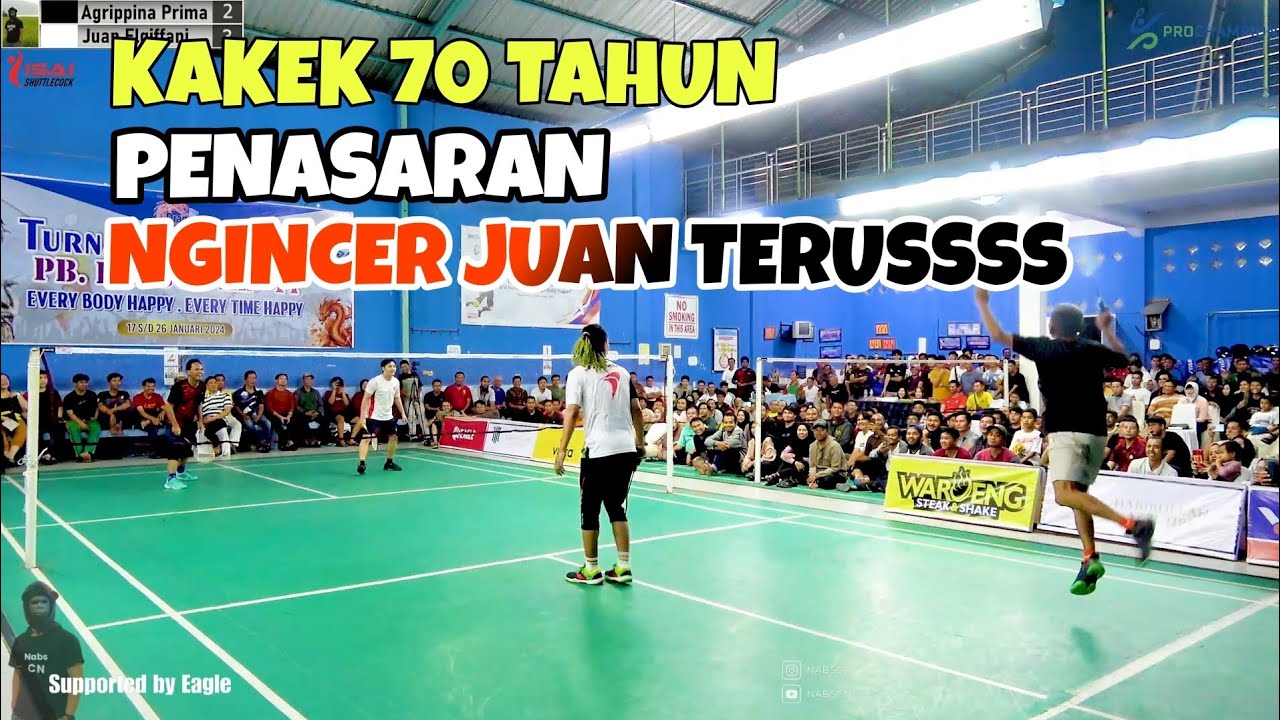 Kakek 70 TAHUN Nafsu Banget SMASH ke Juan 🔥 Raja Tarkam Agrippina Sampai Geleng Kepala