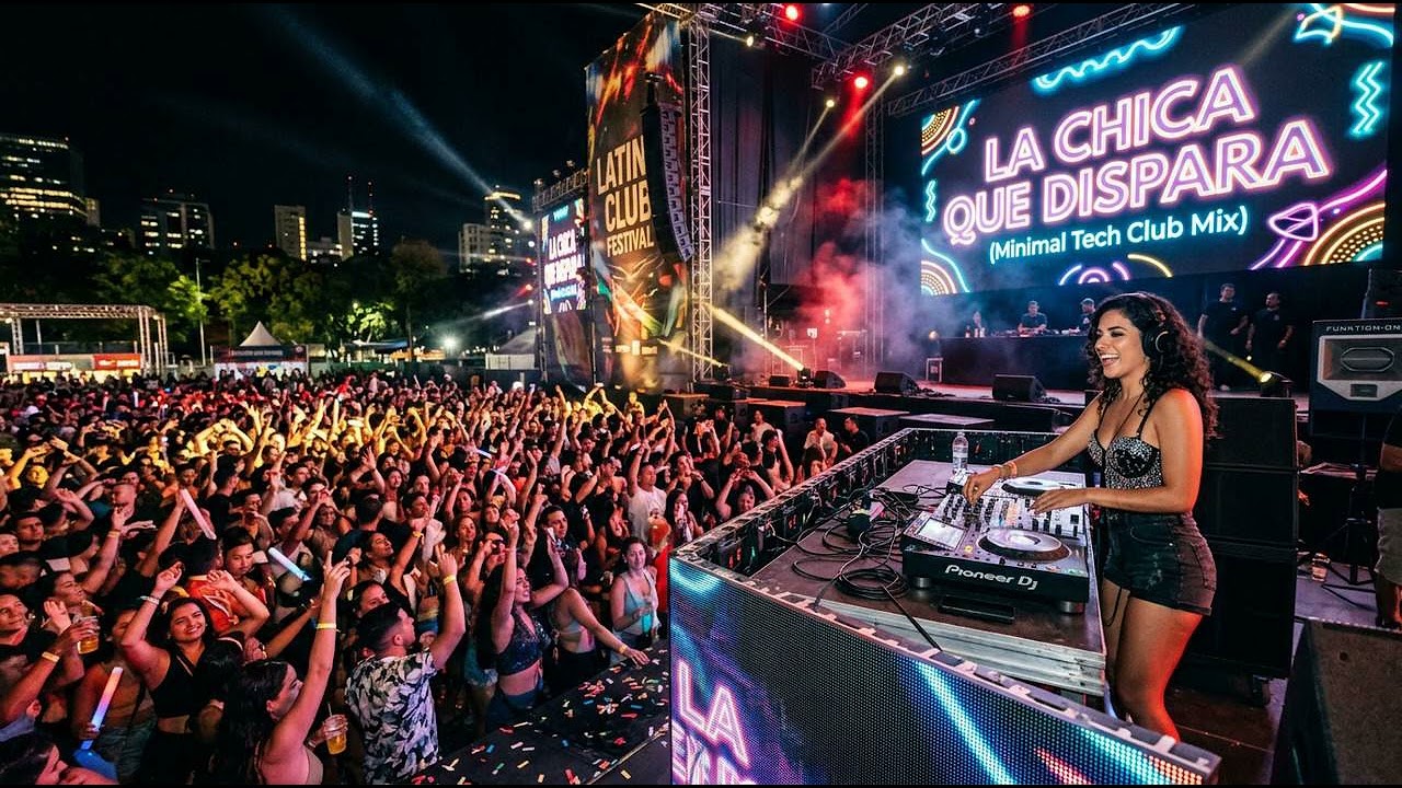 La Chica Que Dispara  (Minimal Tech Club Mix ) Latino Reggaeton 2026 #latino #reggaeton #2026