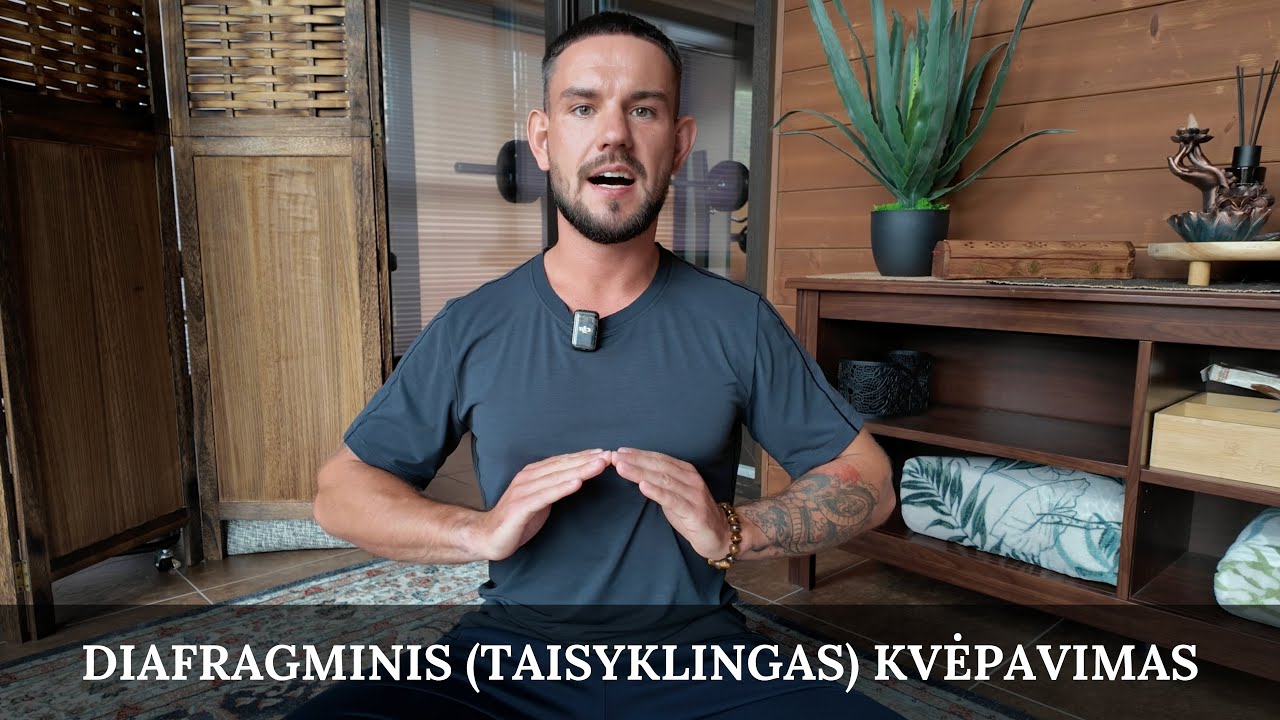 Kaip reikia kvėpuoti? Diafragmos atpalaidavimas. Kvėpavimas. Meditacija