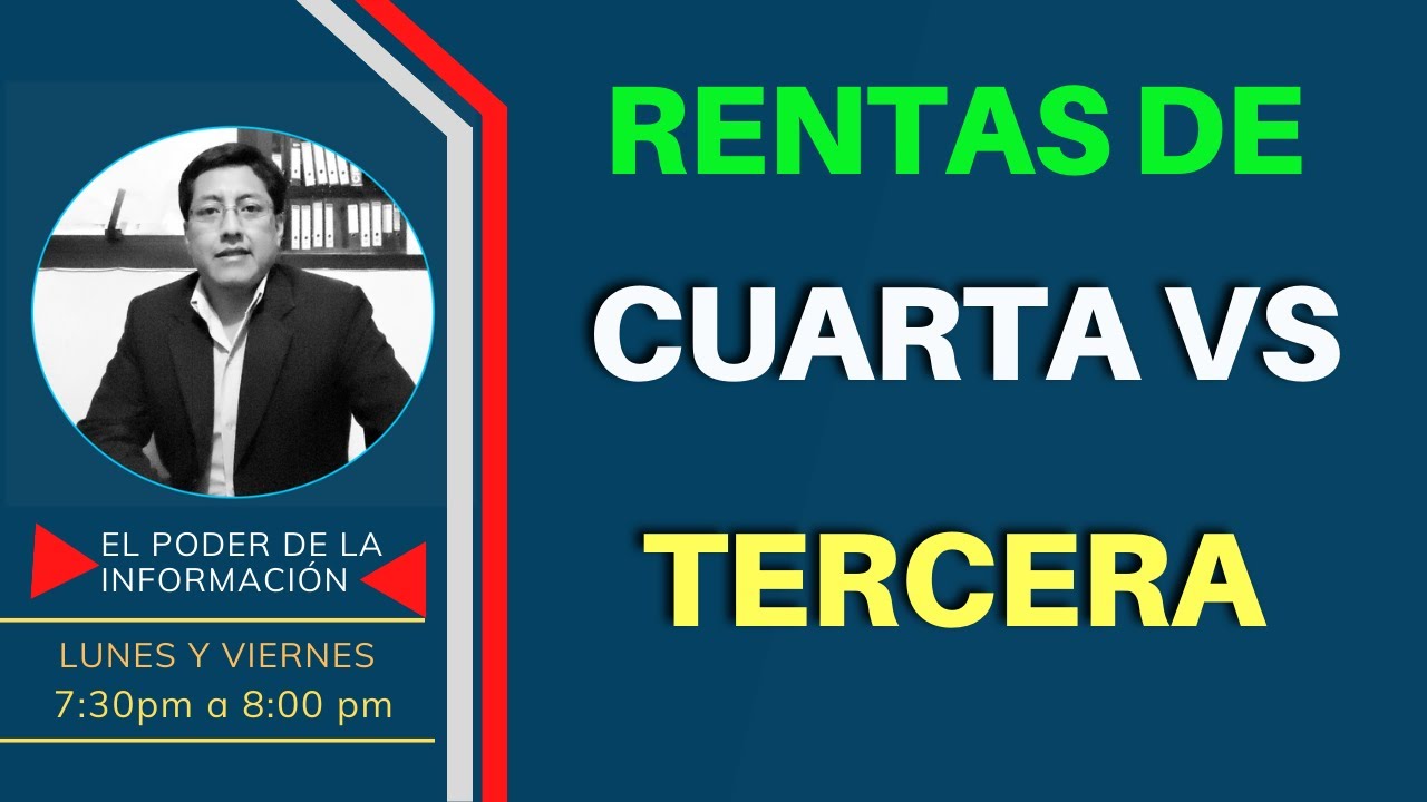 cual es el elemento que distingue la renta de cuarta y la de tercera -SUNAT
