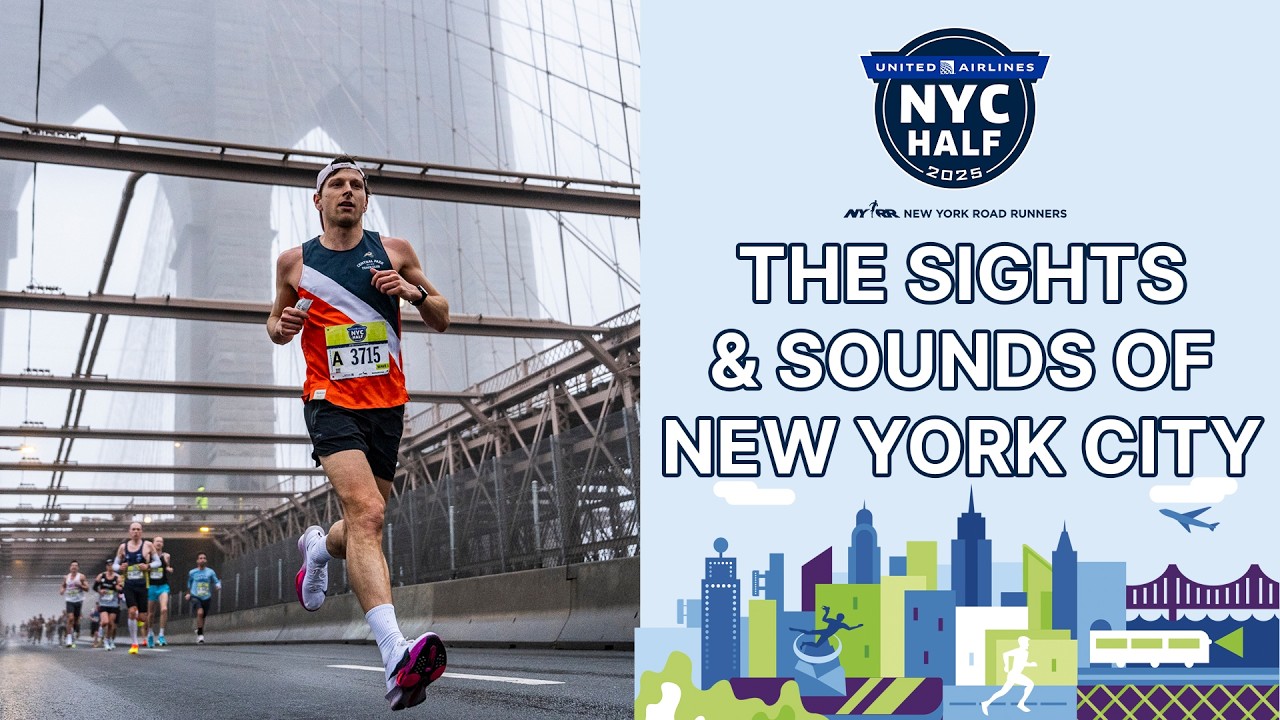 28,000 Runners Traverse The Brooklyn Bridge at the 2025 United Airlines NYC Half