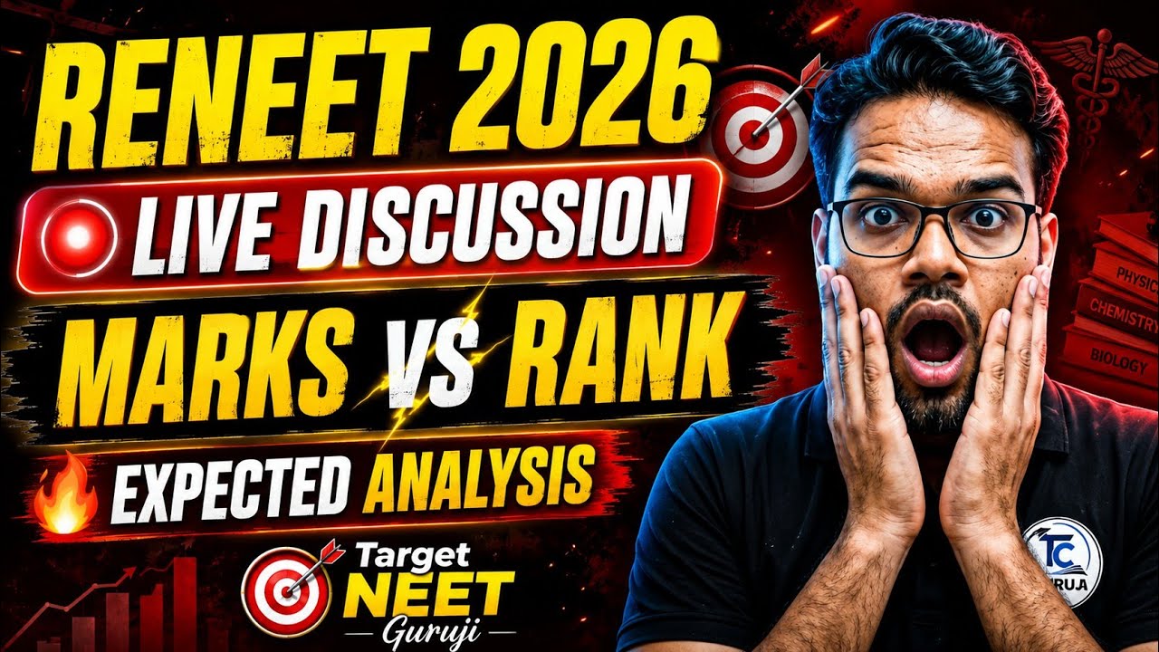 🚨 RENEET 2026 LIVE 🔴 Marks vs Rank Analysis | Expected Cutoff & Safe Score | MBBS Counselling