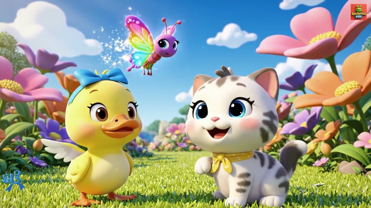 Uzbek | Qiziquvchan Mushuk Nina | Nina the Curious Cat | kids song