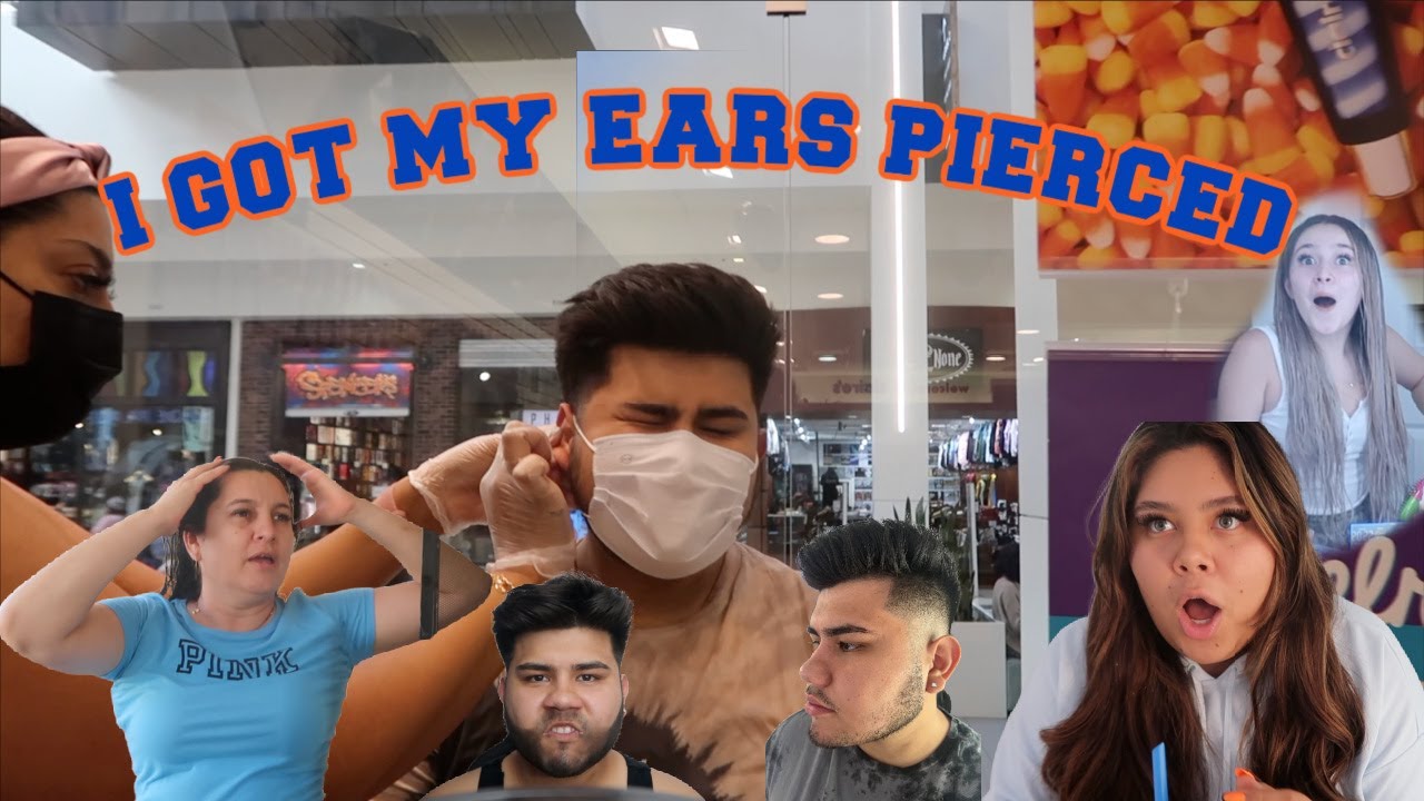 I GOT MY EARS PIERCED WITH OUT MY WIFE KNOWING *SHE WAS MAD*