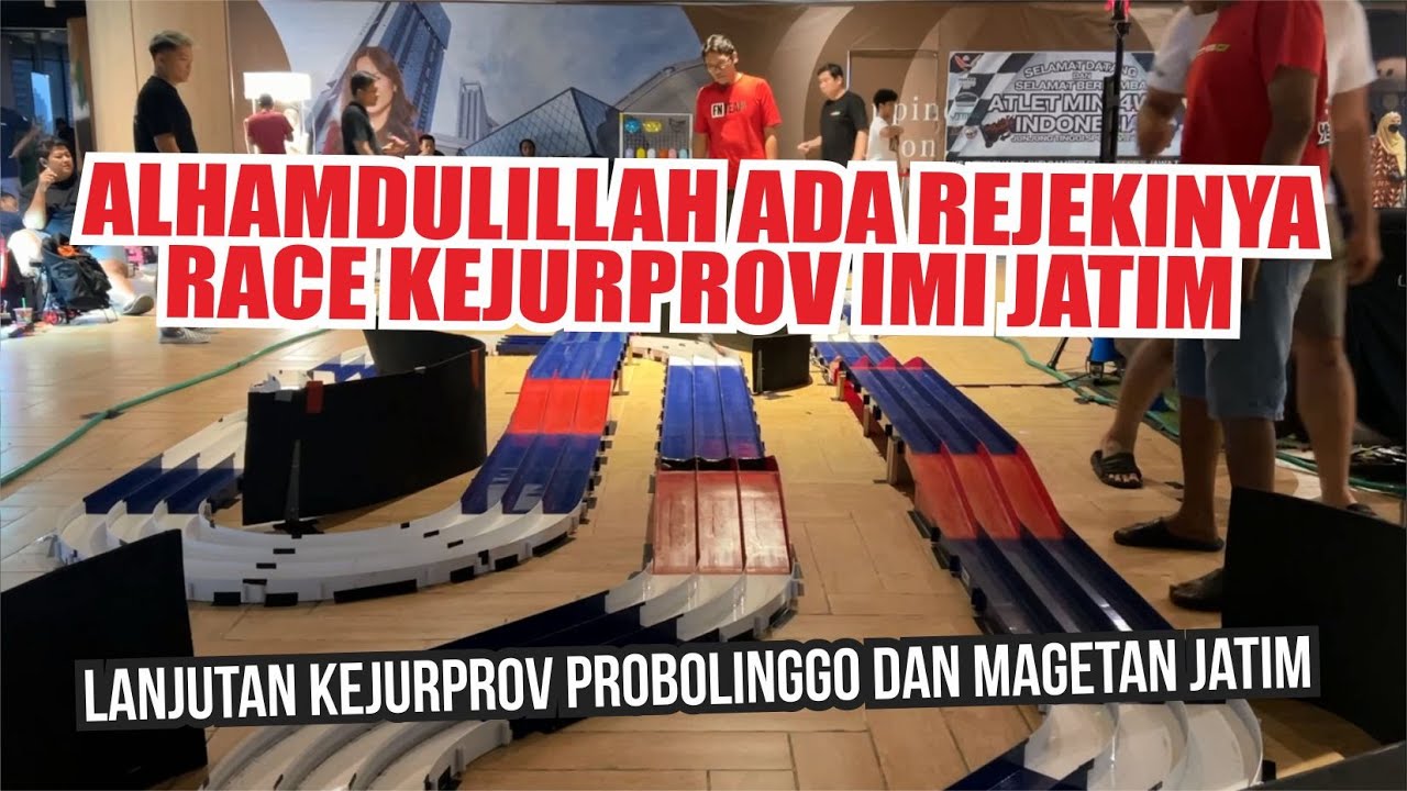 Race Tamiya Damper Class IMI Mini4WD Jatim Seri Terakhir Agsutus 2024 di Surabaya