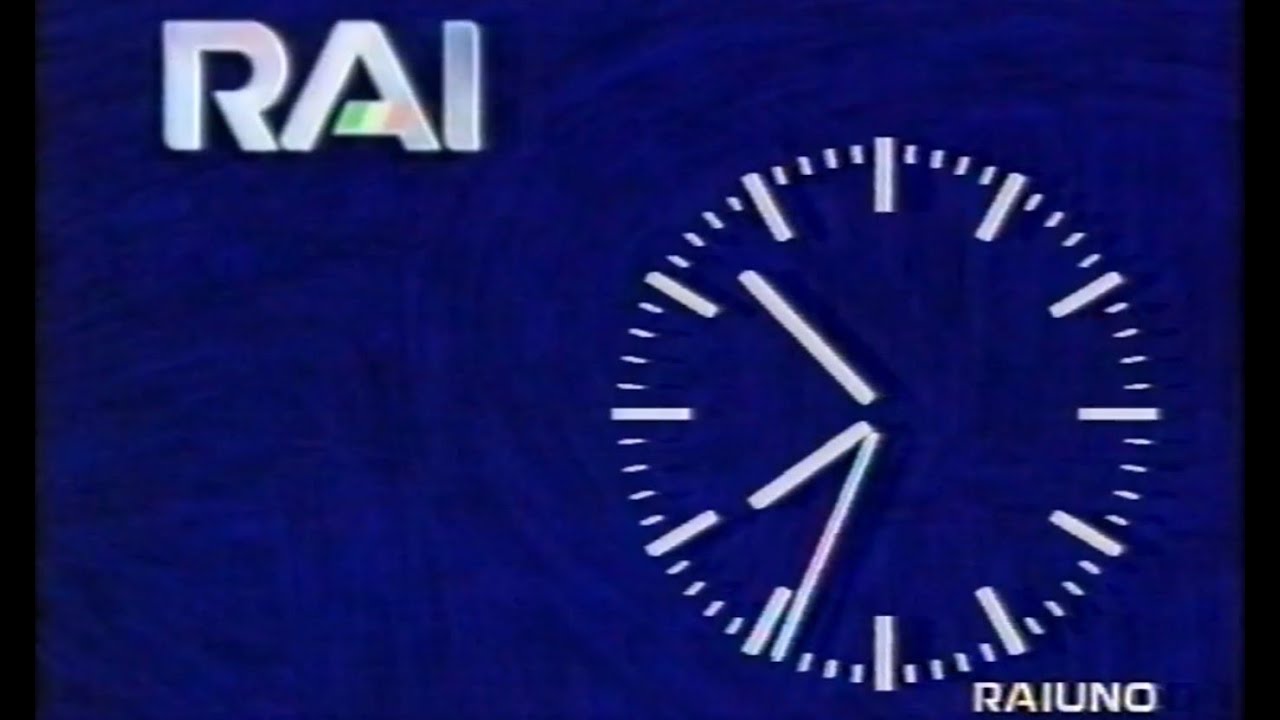 *RARO* Raiuno | Errore + Segnale orario + Meteo + Anticipazioni Tg1 | 1 Gennaio 2000