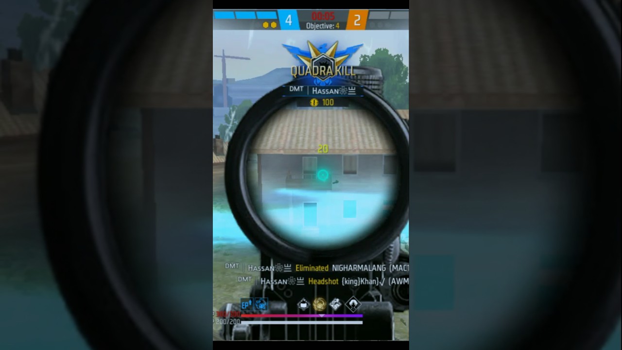 op 1vs4 with Mac 10 and AWM