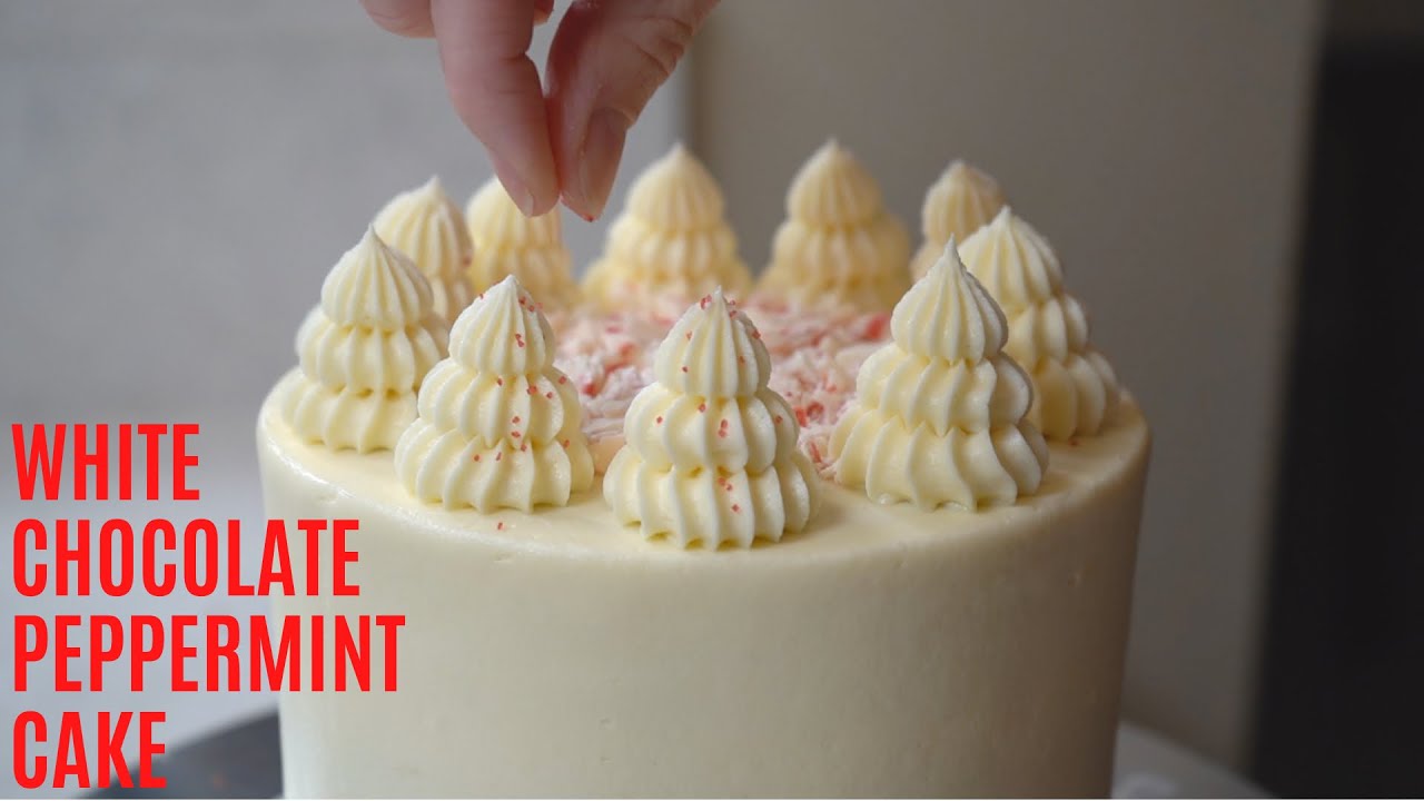 Gluten Free White Chocolate Peppermint Cake | Nomemade Gluten Free Bakery
