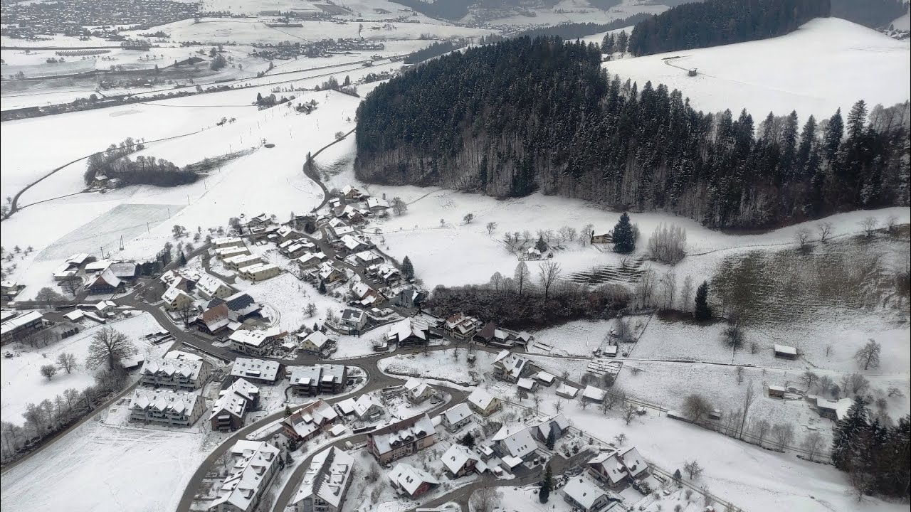 Berni Oberland felett - téli helikopter kirándulásom  - 2023. 01. 27. HD