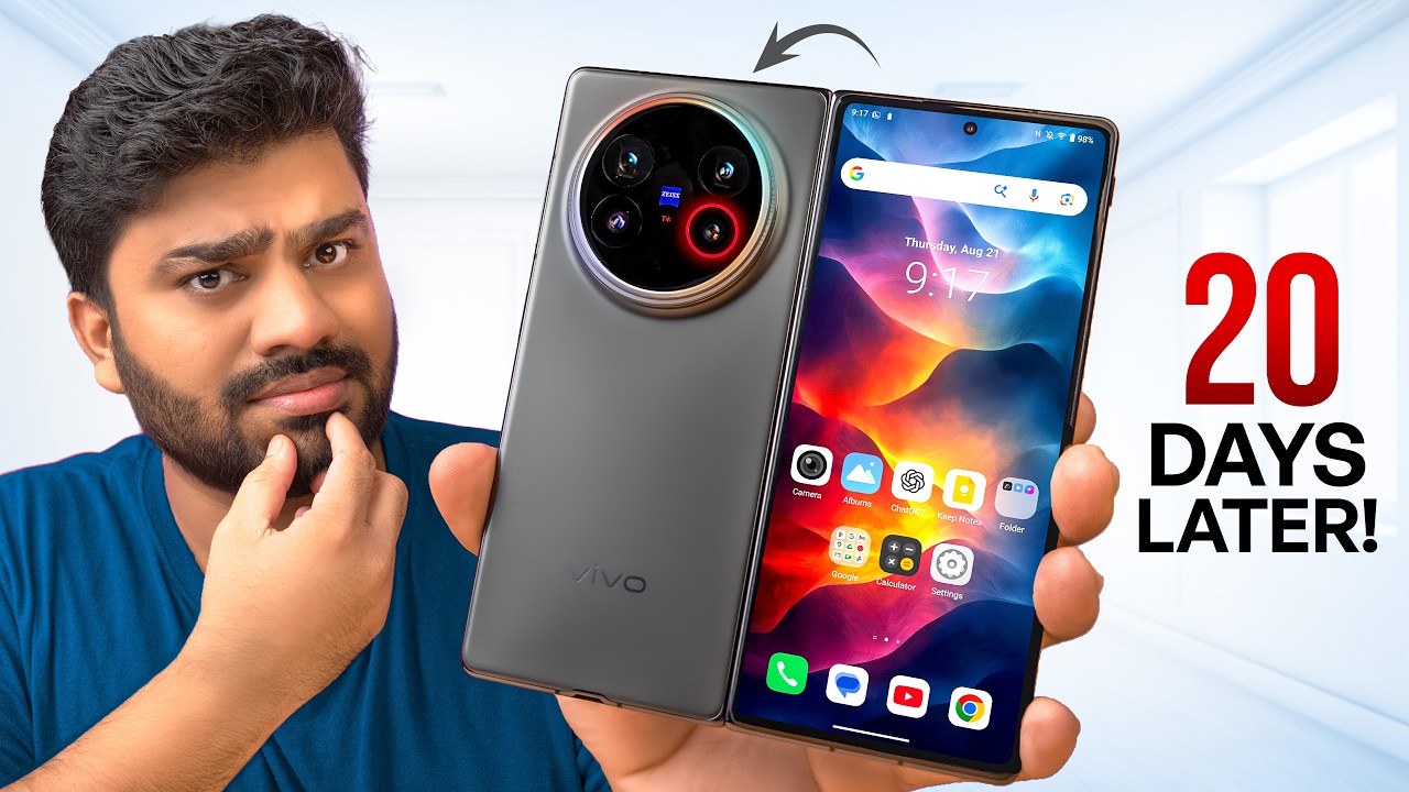 Vivo X Fold 5 in-Depth Review After 20 Days of Usage - Not as Mature as Fold 7