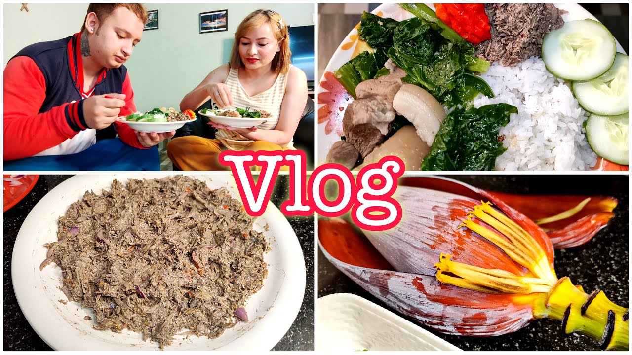 Khleh Pashor Kait Mynta Ka Sngi 😋 || Mashed Banana Flower 🤤 || Vlog #25 || Anisha Khasi Vlog