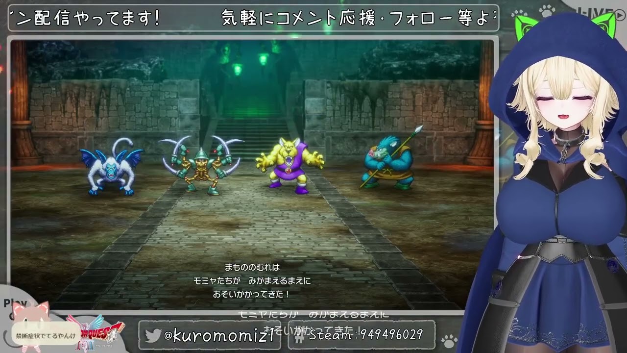 【ドラクエ2完全初見】よみがえる伝説猫 #15【ネタバレ注意 どね✖ #vtuber��