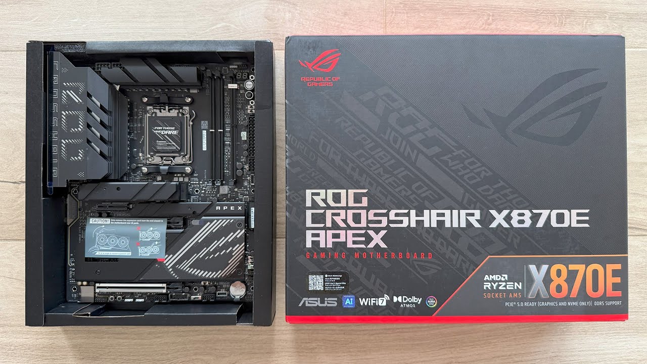 ASUS ROG CROSSHAIR X870E APEX | Unboxing