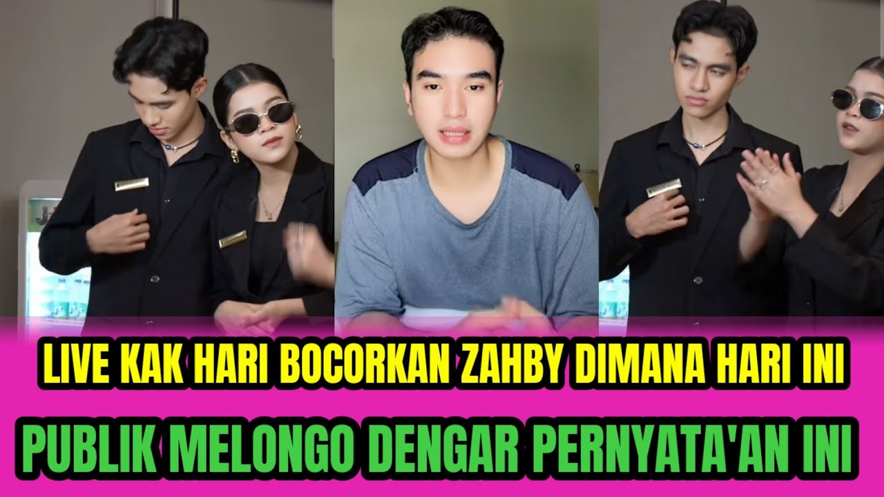 LIVE KAK HARI BOCORKAN ZAHBY DIMANA HARI INI❗PUBLIK MELONGO DENGAR PERNYATA' AN INI‼️