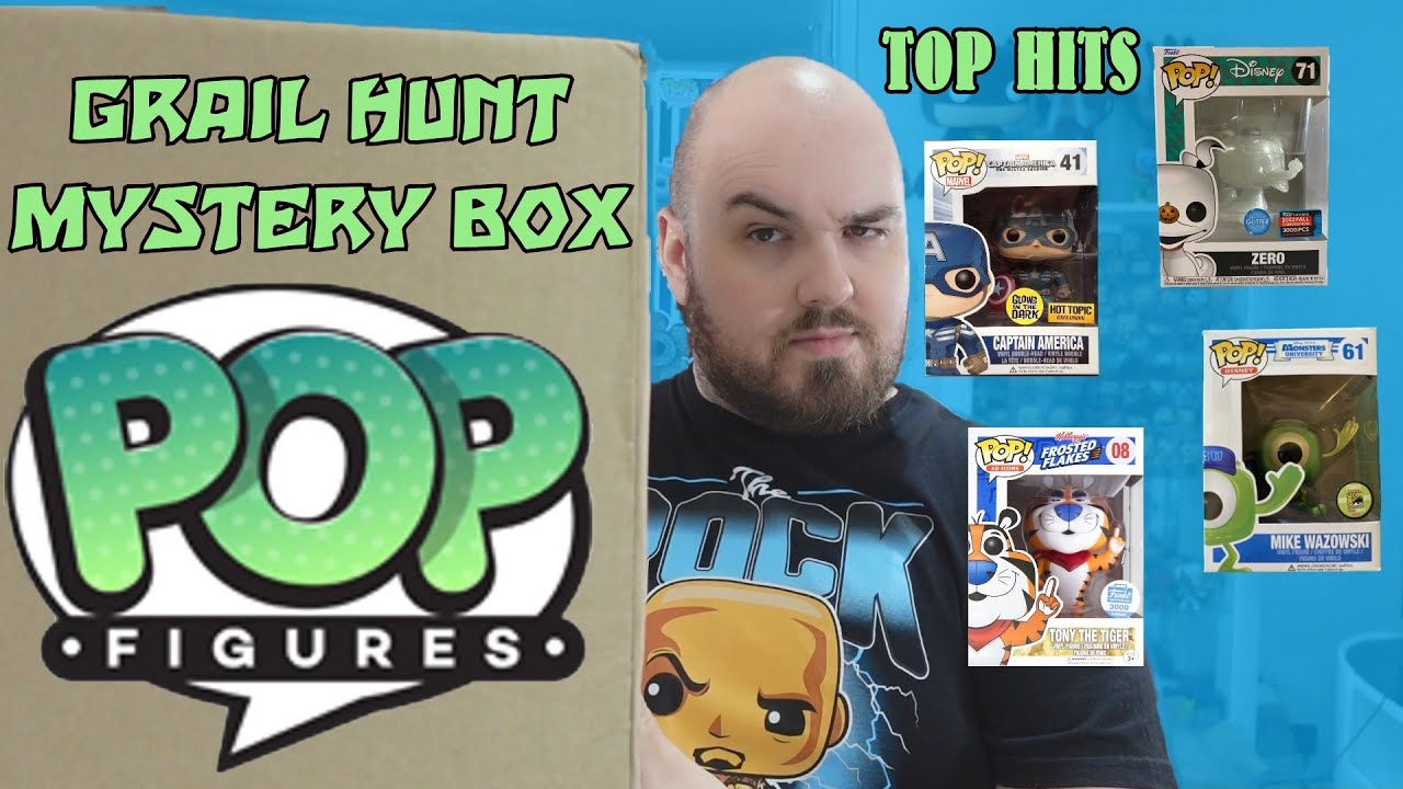 Opening 4 x Grail Hunt Funko Pop Mystery Boxes from Pop Figures