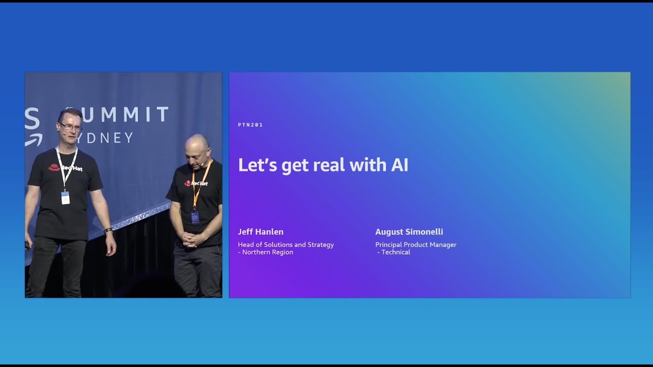 AWS Summit Sydney 2024: Let's get real with AI