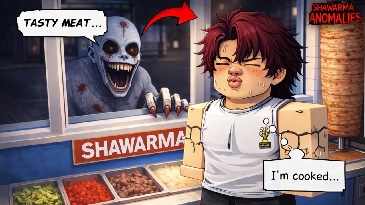 Playing Scary SHAWARMA KIOSK In Roblox 