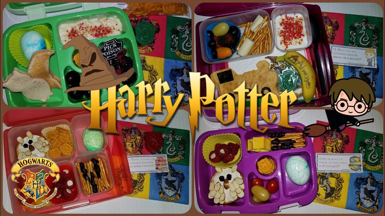 HARRY POTTER THEMED SCHOOL LUNCH | BENTO BOX LUNCH | 2ND & 7TH GRADE