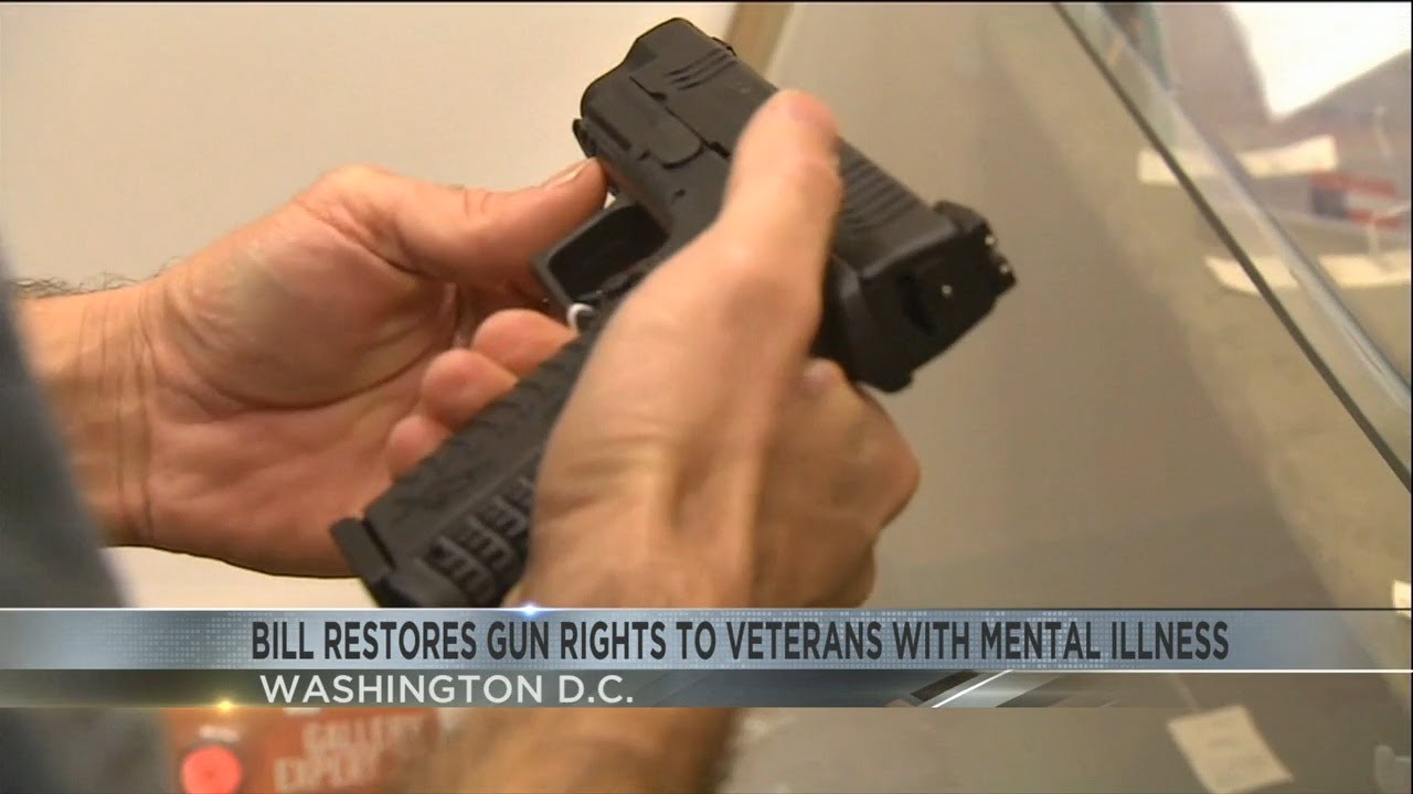 Bill restores gun rights to veterans with mental illness