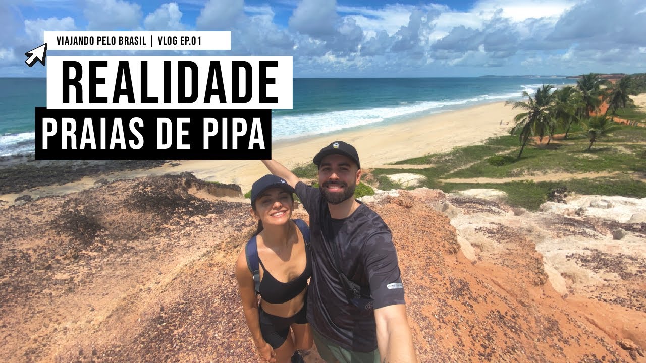 PRAIA DE PIPA RN - O QUE FAZER | PRAIA DAS MINAS E CHAPADÃO